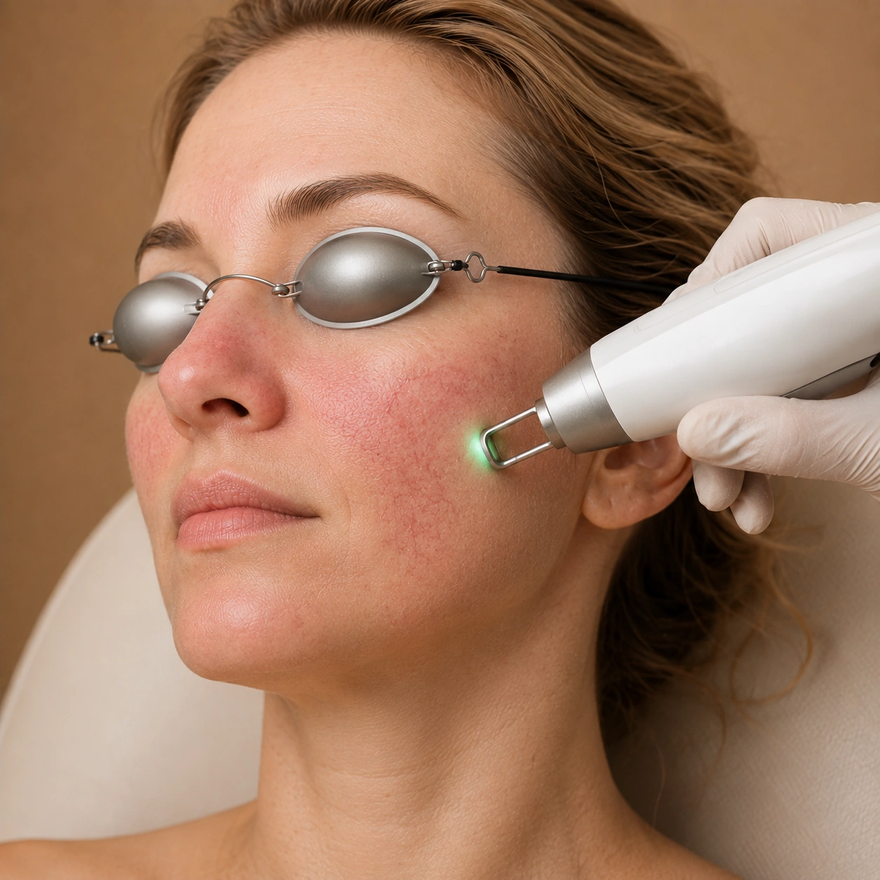 Vascular laser (Derma V) for striae rubra